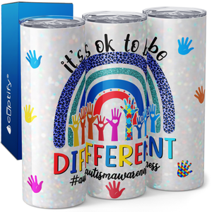 Its Ok to be Different 20oz Skinny Tumbler