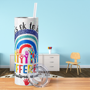 Its Ok to be Different 20oz Skinny Tumbler
