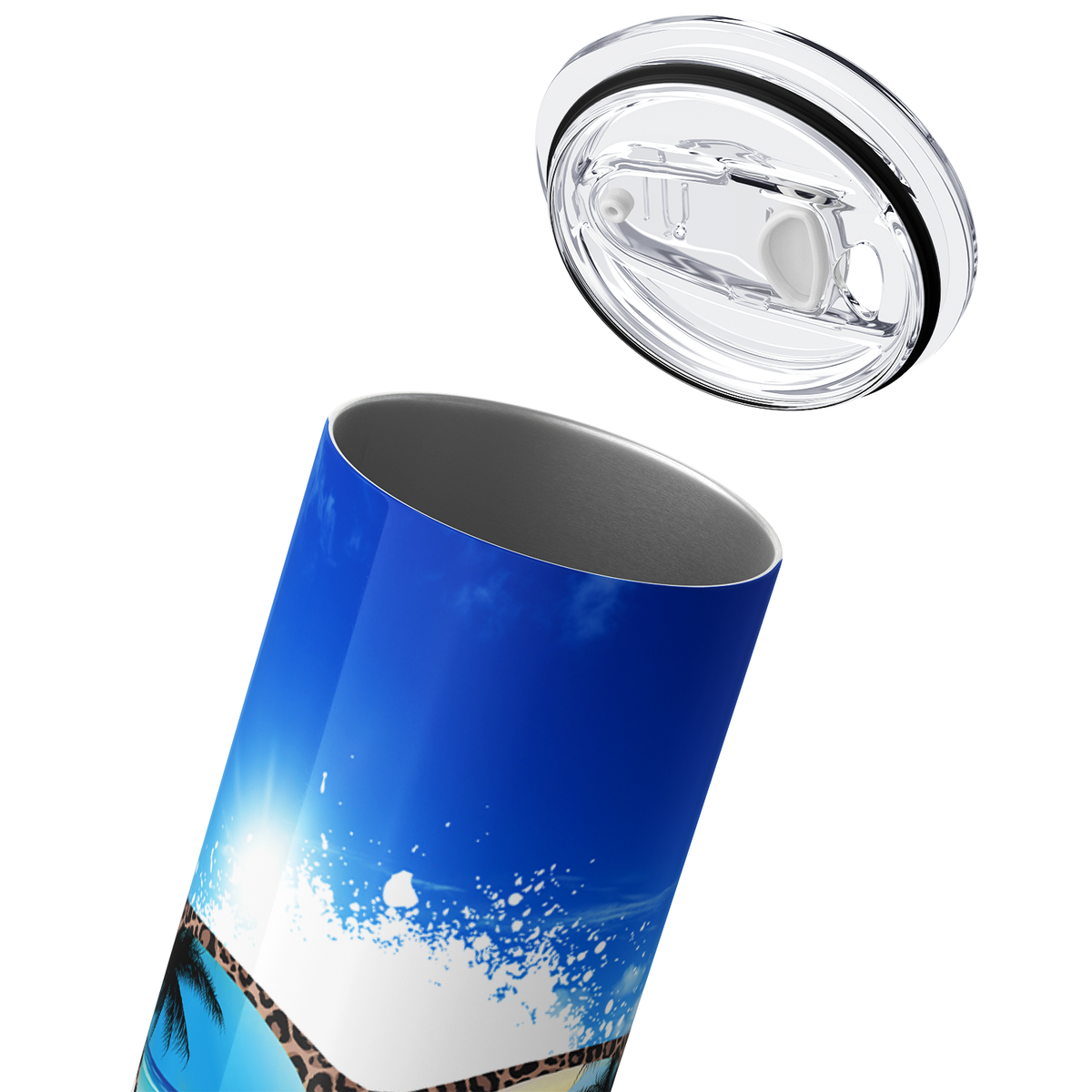 The Salty Beach 20oz Skinny Tumbler