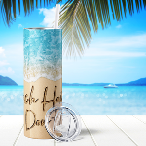 Beach Hair Dont Care 20oz Skinny Tumbler