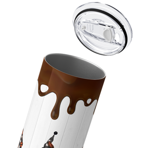 Coffee Gnomes with Beans 20oz Skinny Tumbler