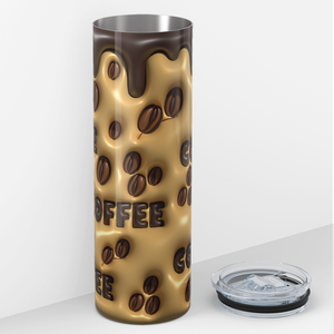 Inflated Coffee Coffee Coffee 20oz Skinny Tumbler