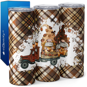 Coffee Gnome Delivery Truck 20oz Skinny Tumbler