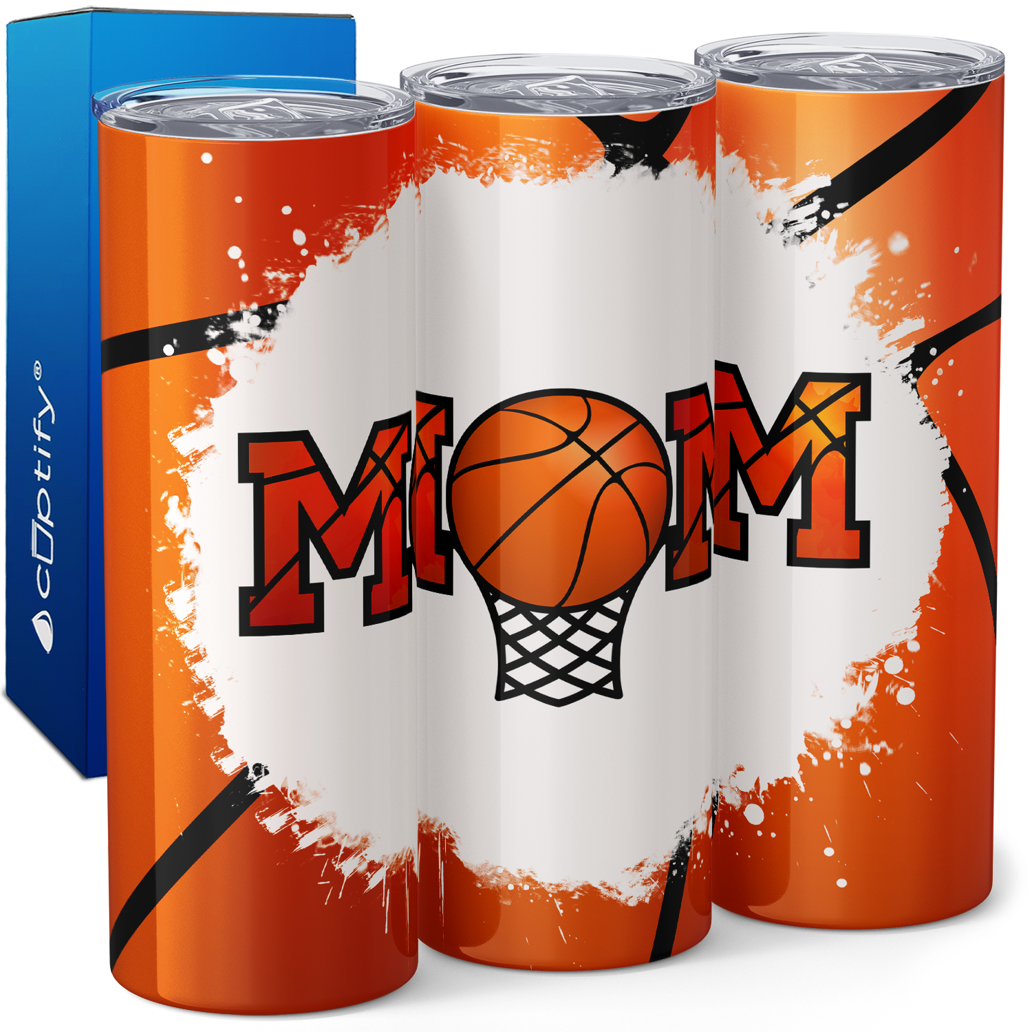 Basketball Mom 20oz Skinny Tumbler