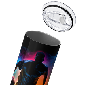 Colorful Basketball Player 20oz Skinny Tumbler