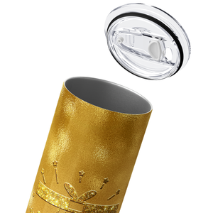 Happy Birthday Gold 20oz Skinny Tumbler