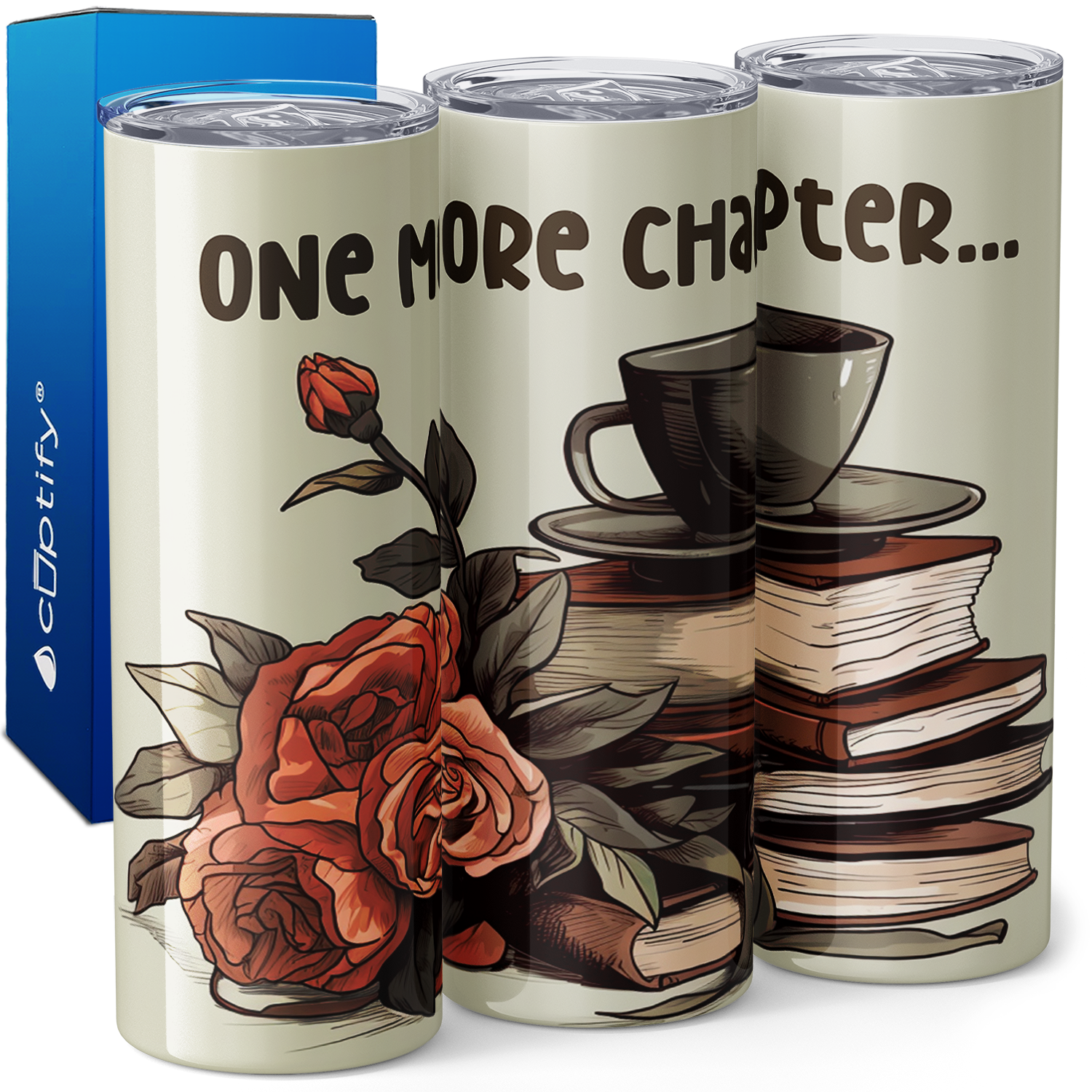 One More Chapter 20oz Skinny Tumbler