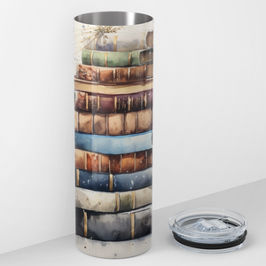 Stack of Books 20oz Skinny Tumbler