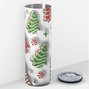 Christmas Tree Cakes 20oz Skinny Tumbler