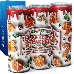 Gingerbread Bakery 20oz Skinny Tumbler