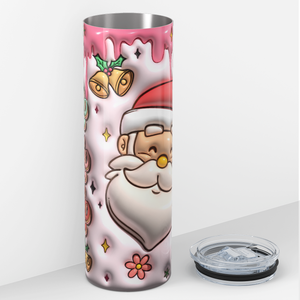 Ho Ho Ho Santa 20oz Skinny Tumbler