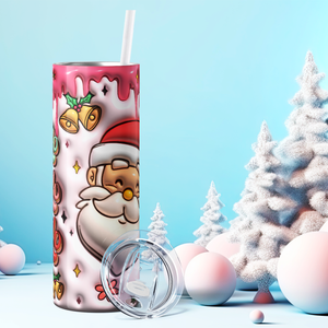 Ho Ho Ho Santa 20oz Skinny Tumbler