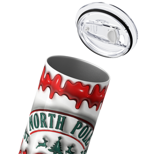 North Pole Hot Chocolate Christmas Blend 20oz Skinny Tumbler