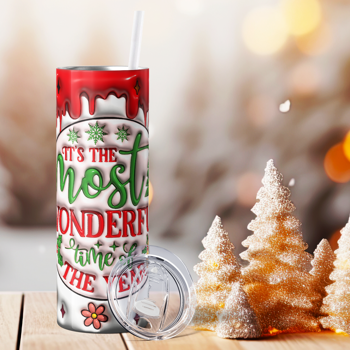 It's the Most Wonderful Time of the Year 20oz Skinny Tumbler
