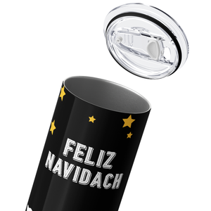 Feliz Navidach 20oz Skinny Tumbler