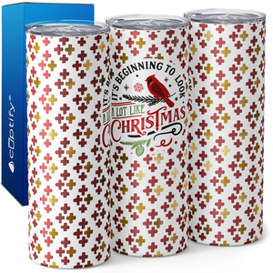 It's Beginning to Look a Lot Like Christmas 20oz Skinny Tumbler