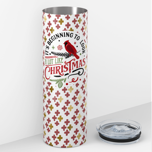 It's Beginning to Look a Lot Like Christmas 20oz Skinny Tumbler