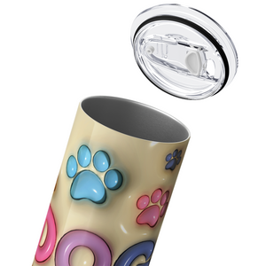 Inflated Dog Mom 20oz Skinny Tumbler