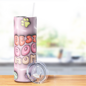 Best Dog Mom 20oz Skinny Tumbler