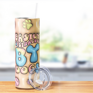 Easily Distracted by Dogs 20oz Skinny Tumbler