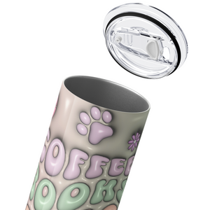 Coffee Books and Dogs 20oz Skinny Tumbler
