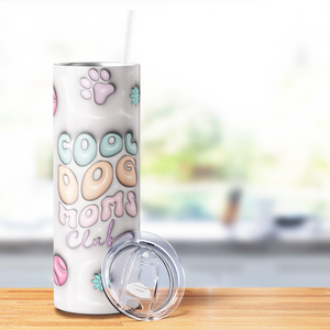 Cool Dog Moms Club 20oz Skinny Tumbler