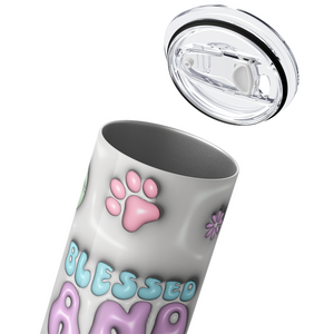 Blessed and Dog Obsessed 20oz Skinny Tumbler