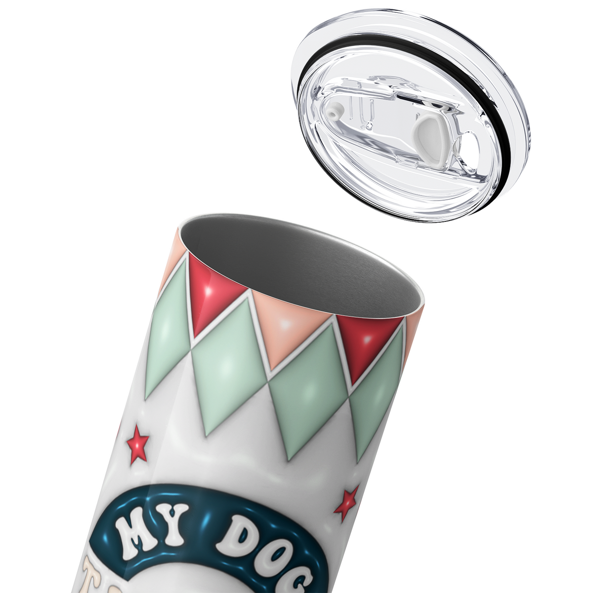 My Dog Thinks I'm Awesome 20oz Skinny Tumbler