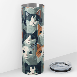 Cats 20oz Skinny Tumbler