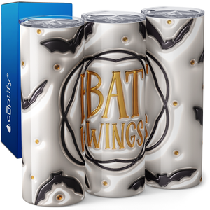 Bat Wings Inflated Balloon 20oz Skinny Tumbler