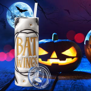 Bat Wings Inflated Balloon 20oz Skinny Tumbler