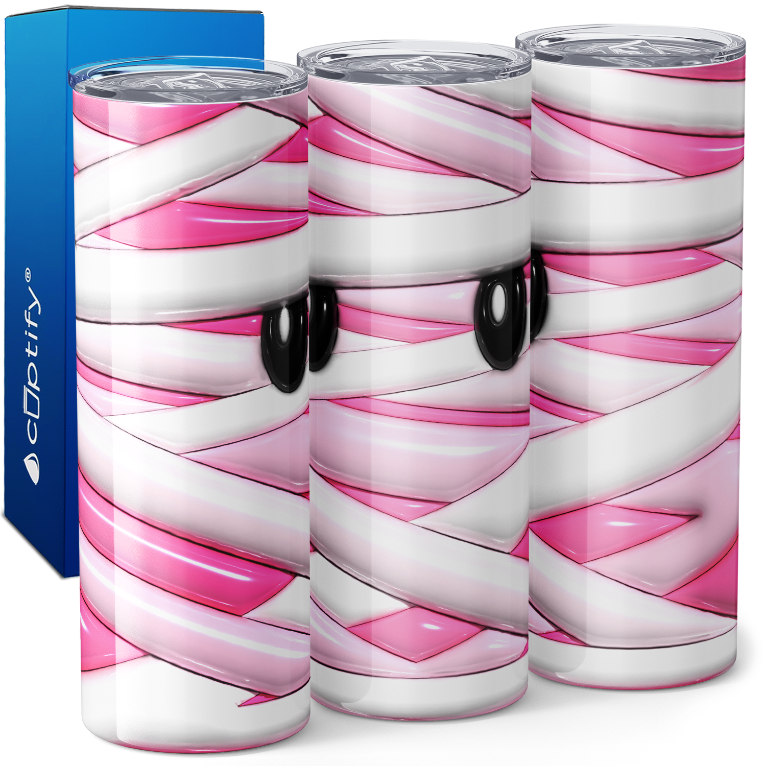 Mummy Pink Inflated Balloon 20oz Skinny Tumbler