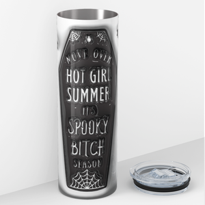 Move Over Hot Girl Summer Inflated Balloon 20oz Skinny Tumbler