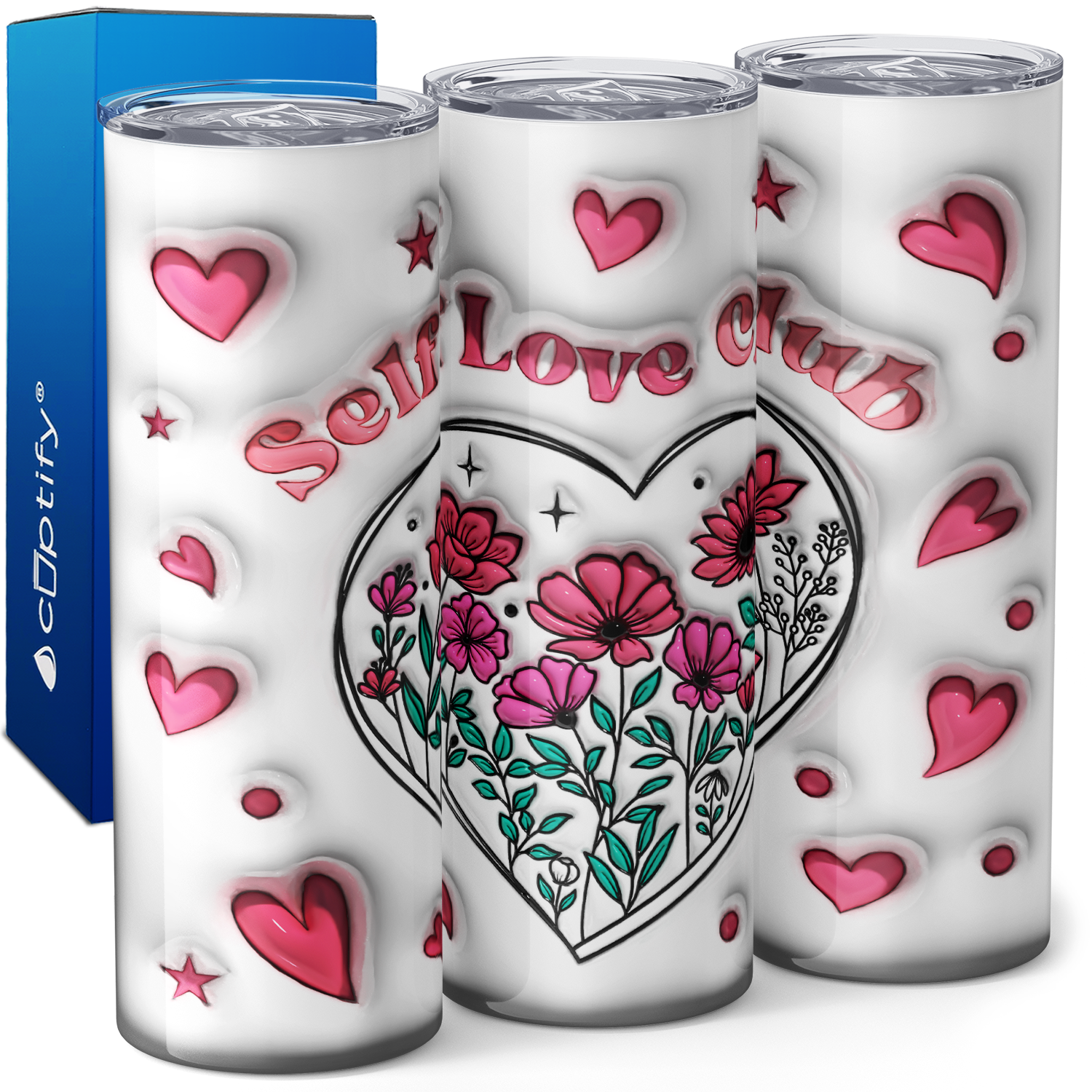 Self Love Club 20oz Skinny Tumbler