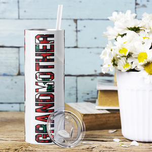 Grandmother Roses 20oz Skinny Tumbler