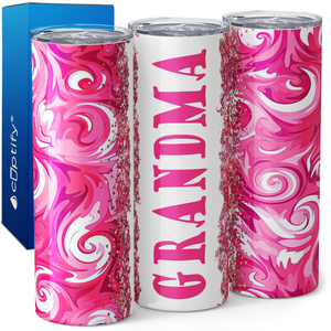 Grandma Pink 20oz Skinny Tumbler