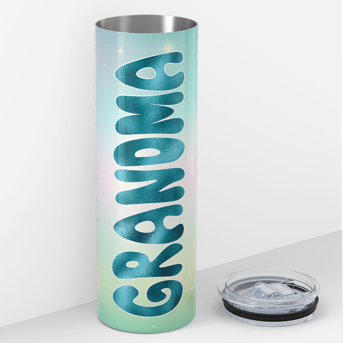Grandma Blue 20oz Skinny Tumbler