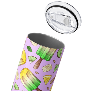 Kiwi Banana Lemon Popsicles 20oz Skinny Tumbler