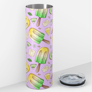 Kiwi Banana Lemon Popsicles 20oz Skinny Tumbler