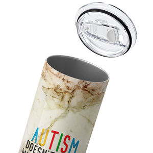 Autism Doesn't Come with A Manual 20oz Skinny Tumbler