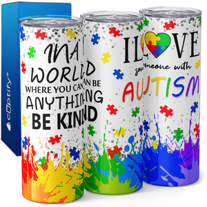 In a World You Can Be Anything 20oz Skinny Tumbler