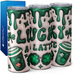 Lucky a Latte St. Patrick's 20oz Skinny Tumbler