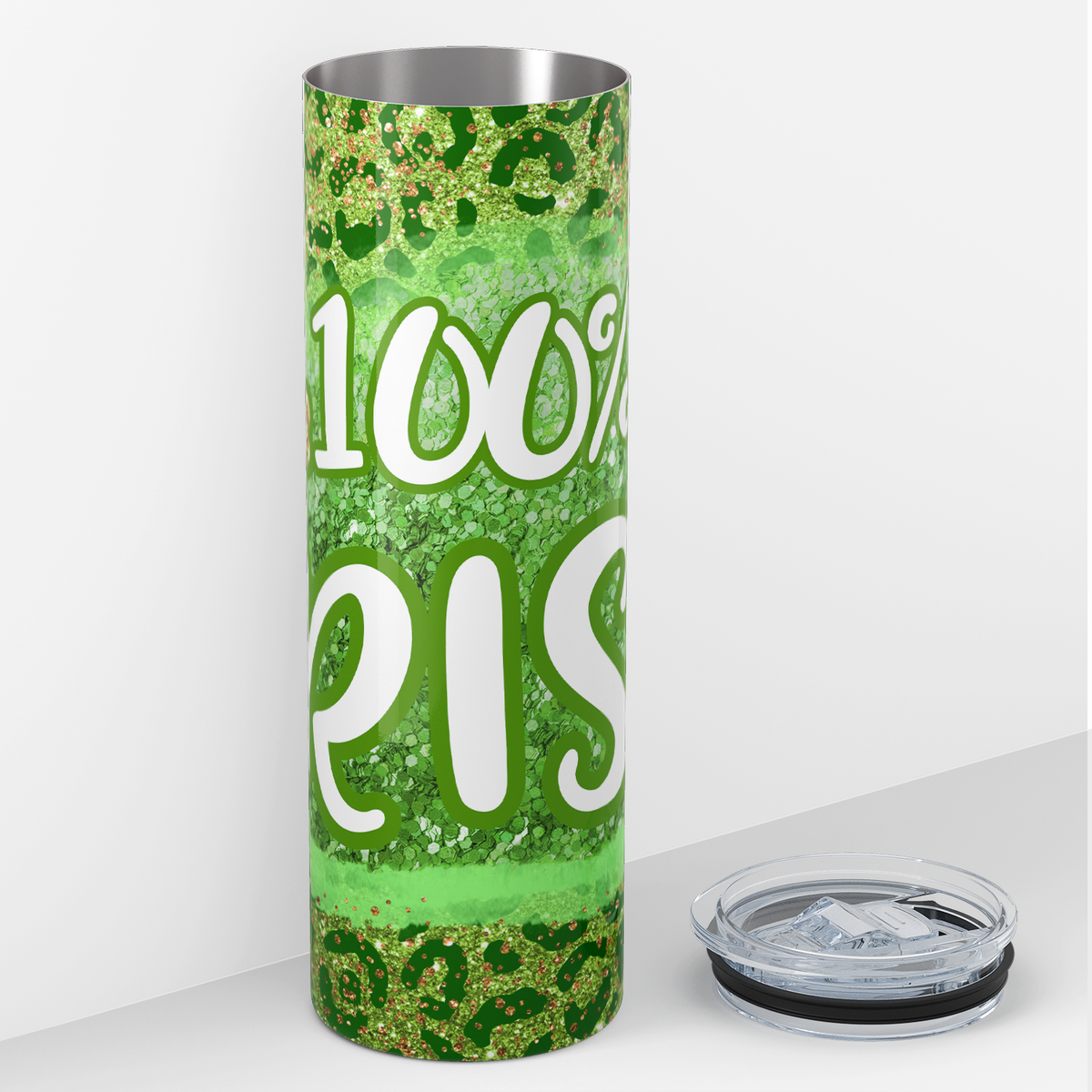 100% Irish St. Patrick's 20oz Skinny Tumbler