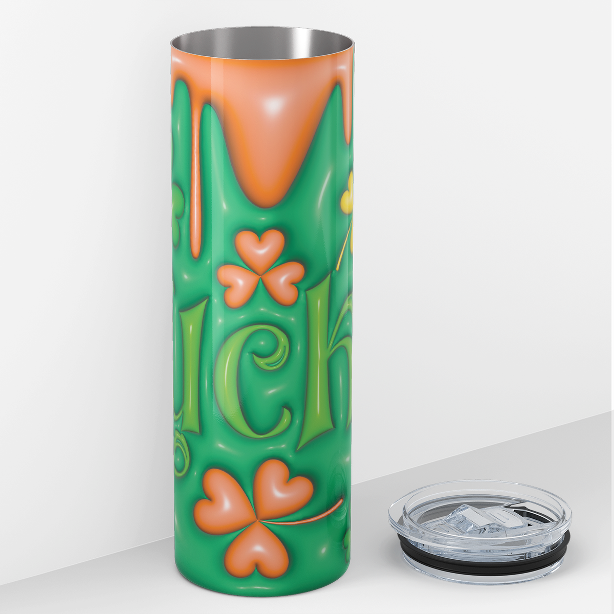Lucky Clovers Melting 20oz Skinny Tumbler