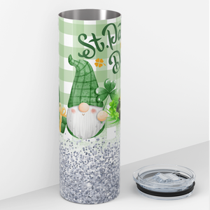 St. Patrick's Day Gnomes 20oz Skinny Tumbler