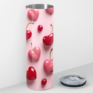 Cherry Hearts 20oz Skinny Tumbler