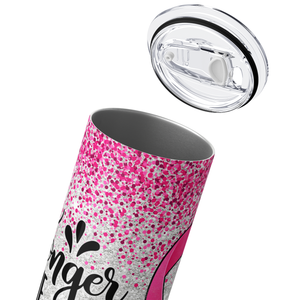 Stronger than the Storm Breast Cancer 20oz Skinny Tumbler