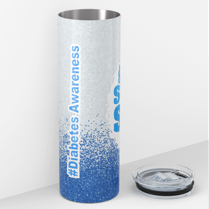 Diabetes Awareness Support Squad 20oz Skinny Tumbler