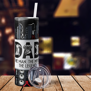 Dad The Man The Myth The Legend Tool Kit 20oz Skinny Tumbler