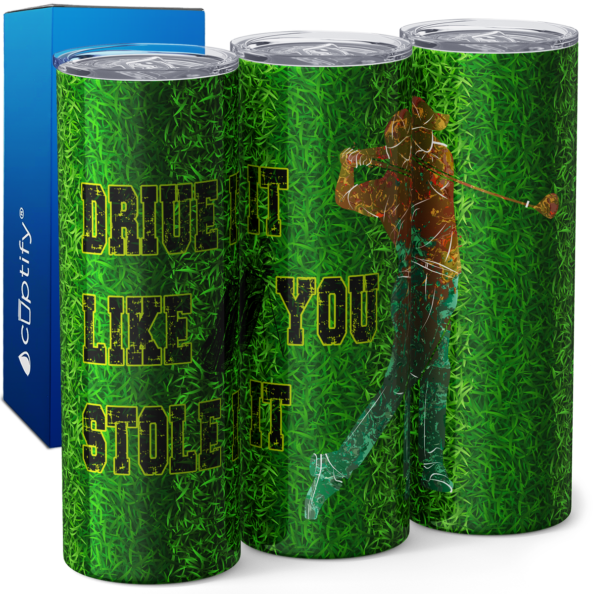 Drive it Like you Stole it 20oz Skinny Tumbler